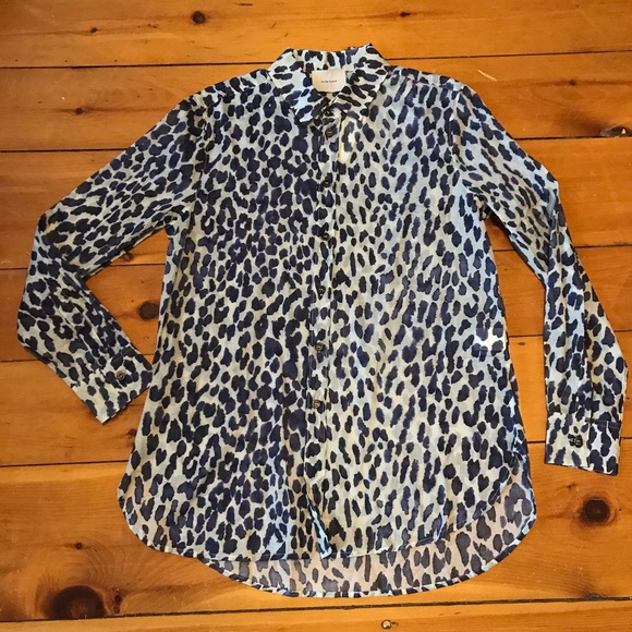 Marios Schwab Leopard Print Shirt - Picture 1 of 6